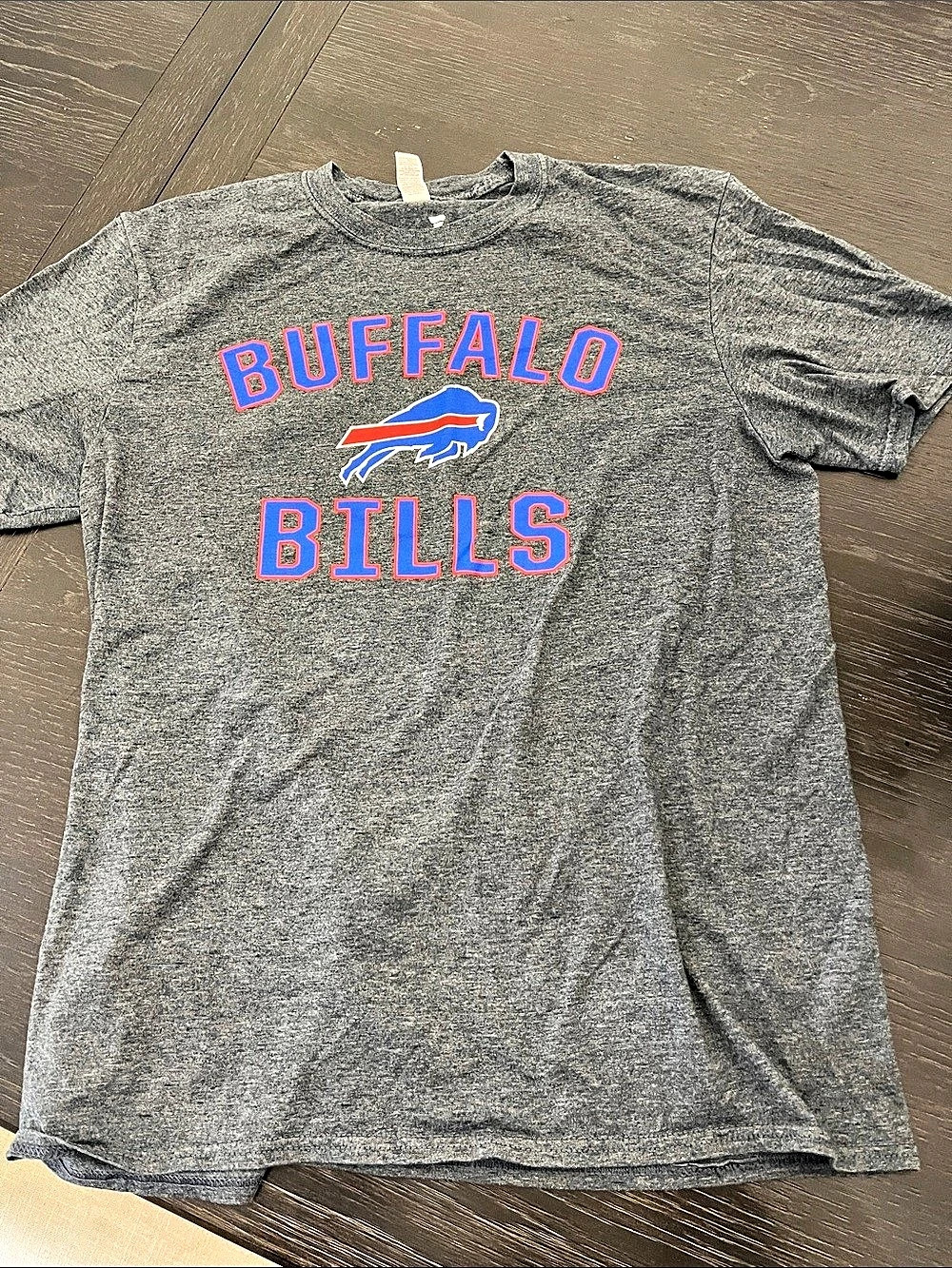 NFL Buffalo Bills Graphic Tee Gray Size Large
